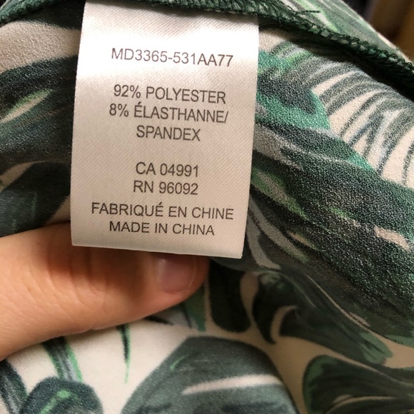 Monstera Leaf Dalia Jumpsuit with side ties - Picture 7 of 15